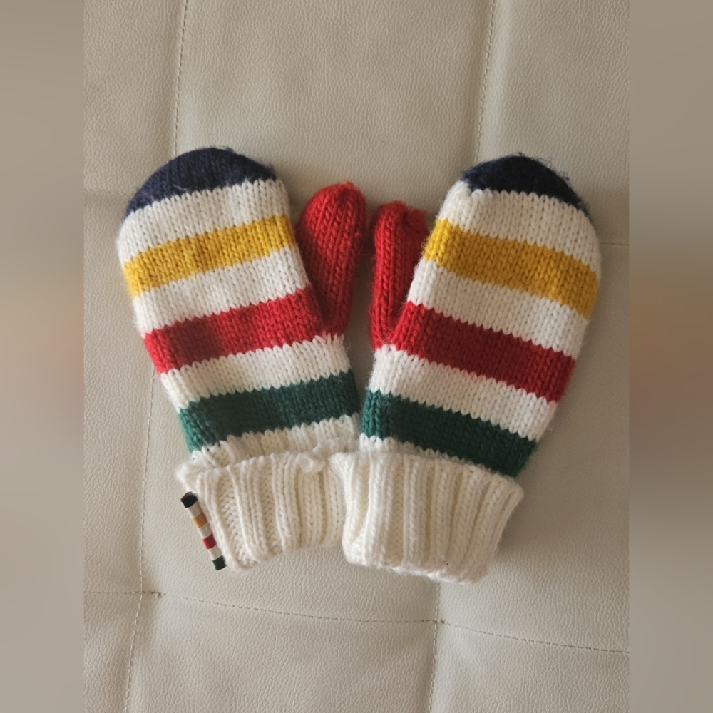 Striped HBC Multicolor Kids Mittens